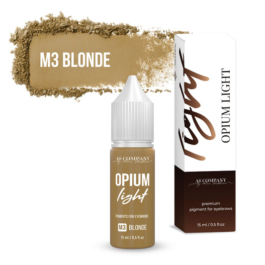 Pigment mineral pentru sprâncene M3 – BLONDE, 6ml, 15 ml (OPIUM LIGHT) AS-Company™