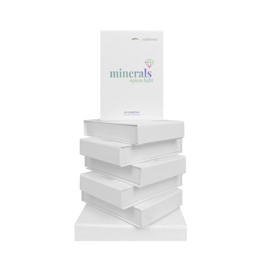 Set Pigmenți Minerali OPIUM LIGHT pentru sprâncene, 6 ml