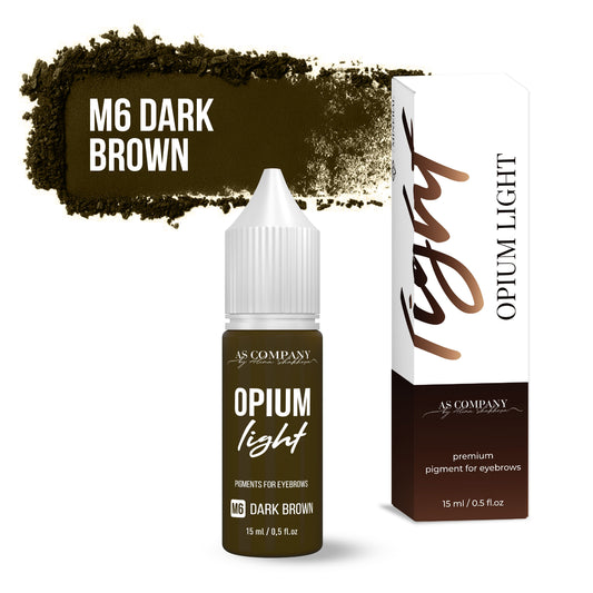 Pigment mineral pentru sprâncene M6 MARO ÎNCHIS, 6 ml (OPIUM LIGHT) AS-Company™