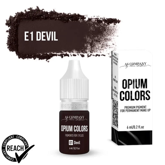 E1-Devil Pigment Pentru Sprâncene (15 Ml Opium Colors) Pigment De