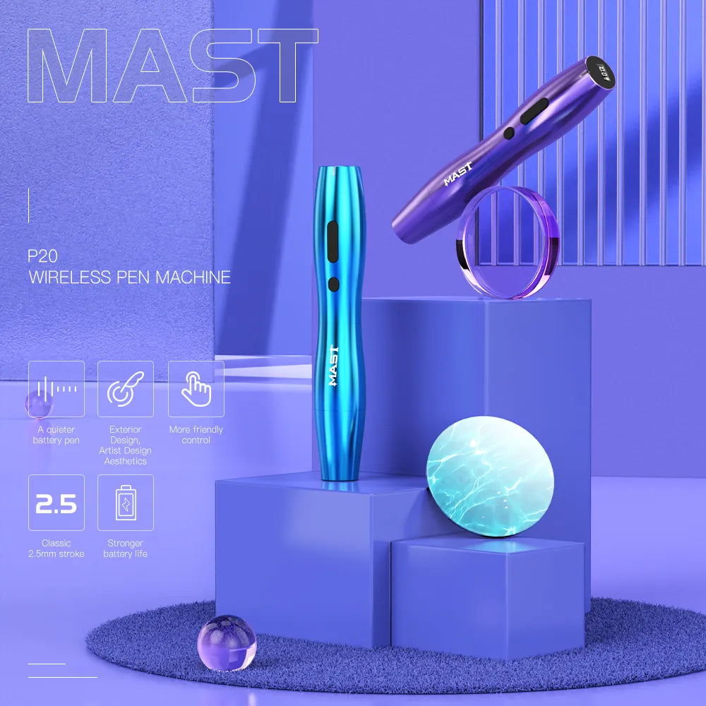 Aparat de tatuat wireless Mast P20