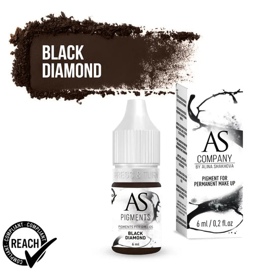 Pigment Pentru Pleoape Cu Diamante Negre 6Ml 12 Ml Pigmnt De