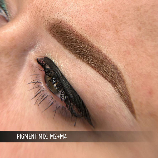 Pigment mineral pentru sprâncene M2 DARK BROWN HAIRED, 6ml, 15 ml (OPIUM LIGHT) AS-Company™